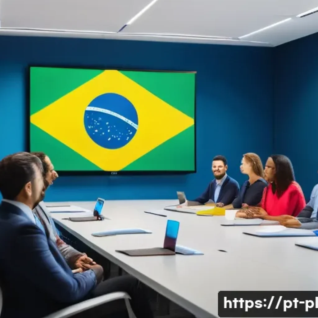 질의응답 세션의 성공적인 전략 공유하기 - A professional, diverse group of people in a modern conference room engaged in a lively Q&A session....