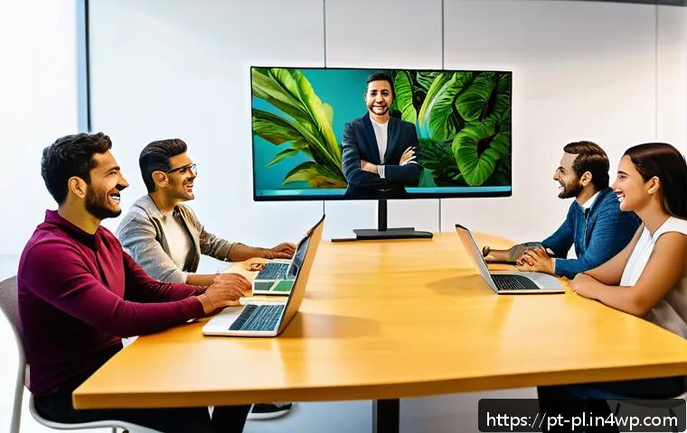 질의응답 세션의 성과를 분석하는 방법 - A professional, modern virtual Q&A session with a diverse group of Brazilian participants actively e...